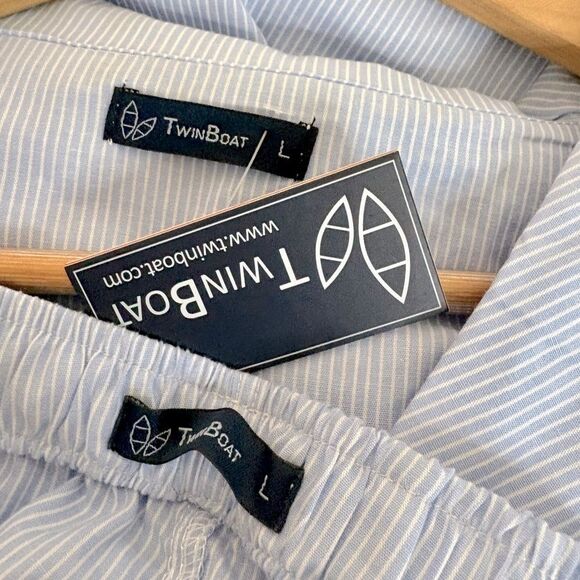 NWT Men’s Twin Boat cotton Pajamas - size Large - Picture 5 of 5